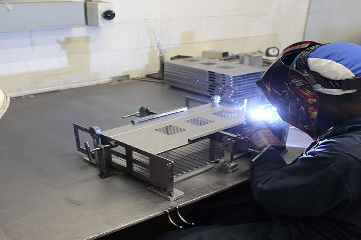 Operations Maintain Multiple 
                        Welding Stations